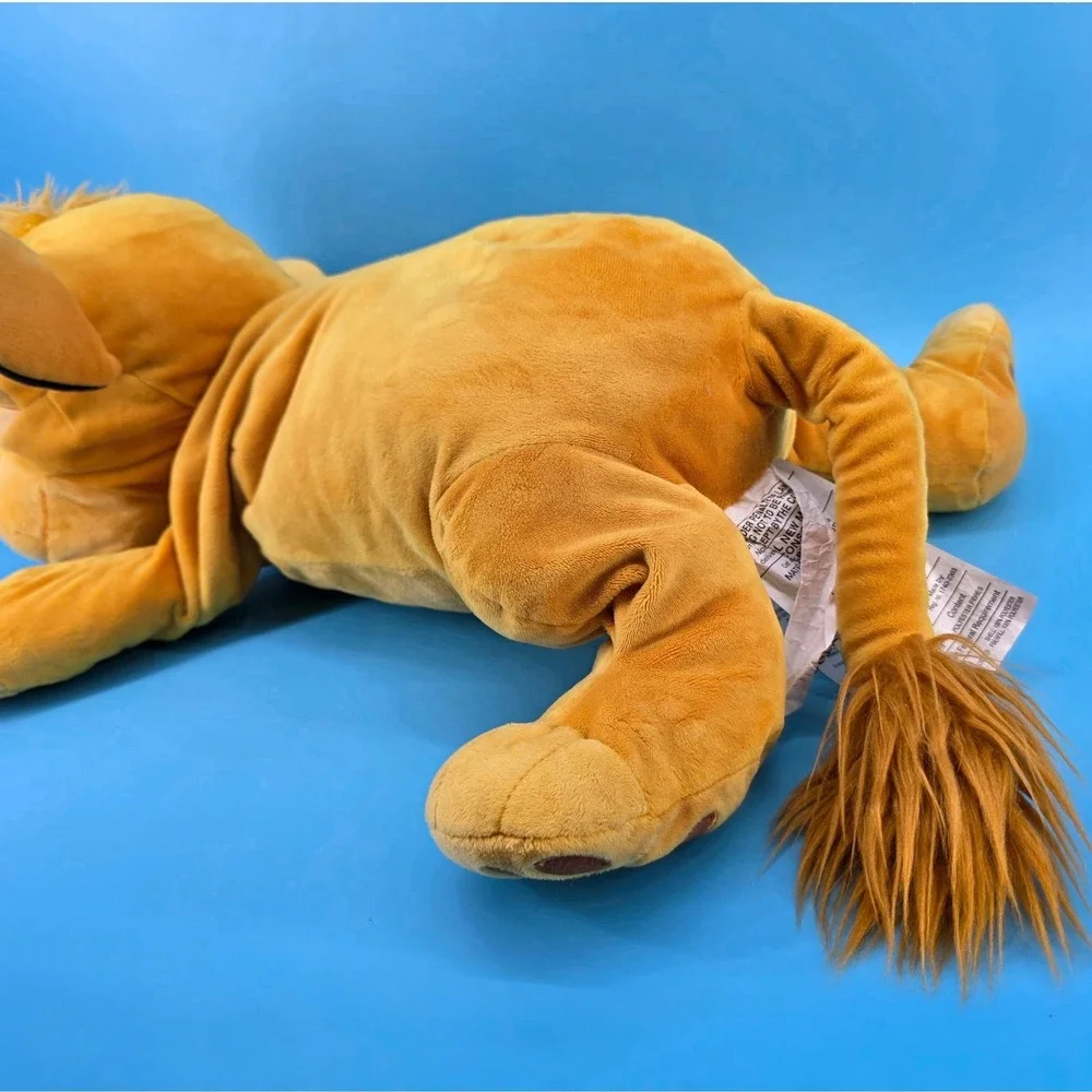 Disney Parks Simba Cuddleez Large Plush‎ Sleeping Lion King Stuffed Animal 24